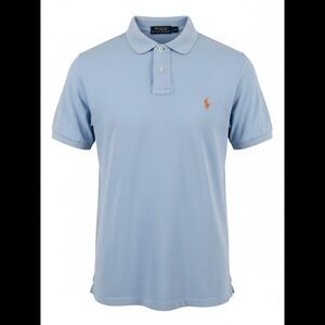 Ralph Lauren Polo Shirt Men's Medium  Golf Classic Fit Pony Light Blue